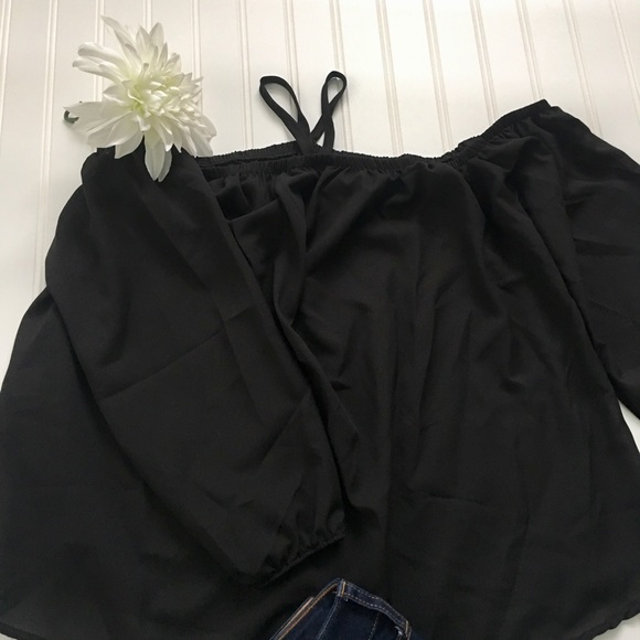 Off shoulder long sleeve blouse - Picture 3 of 5